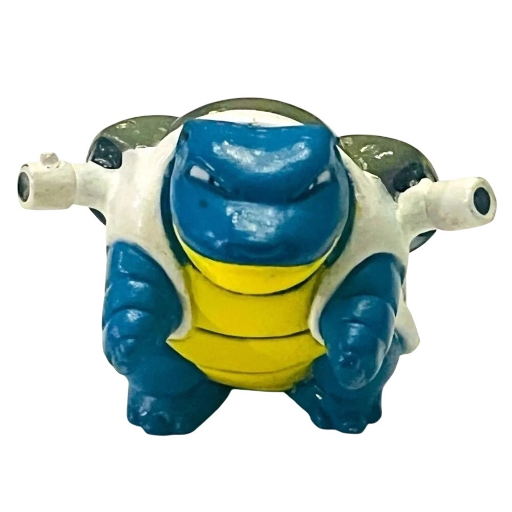 Pokemon Miniatures Blastoise Turtle Vintage Vinyl Collectible Toy